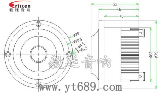 3寸30w高音汽车喇叭成品图 3寸30w高音汽车喇叭成品图