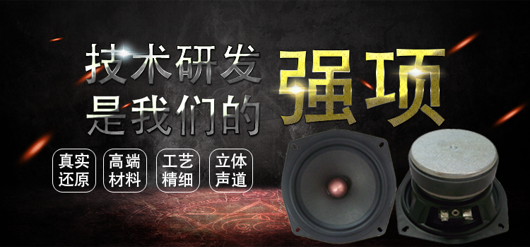 5寸中低音喇叭无线桌面音箱8欧30W外磁扬声器 5寸中低音喇叭无线桌面音箱8欧30W外磁扬声器